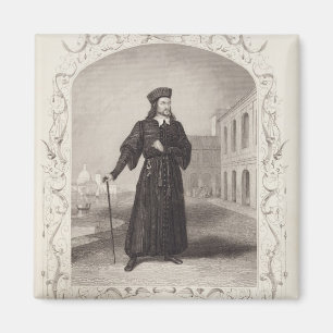 Herr Macready som Shylock, agerar I-plats 3, i Magnet