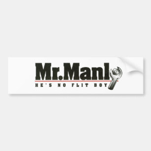 Herr Manly bildekal
