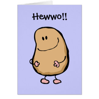 Herr människaböna OBS kort