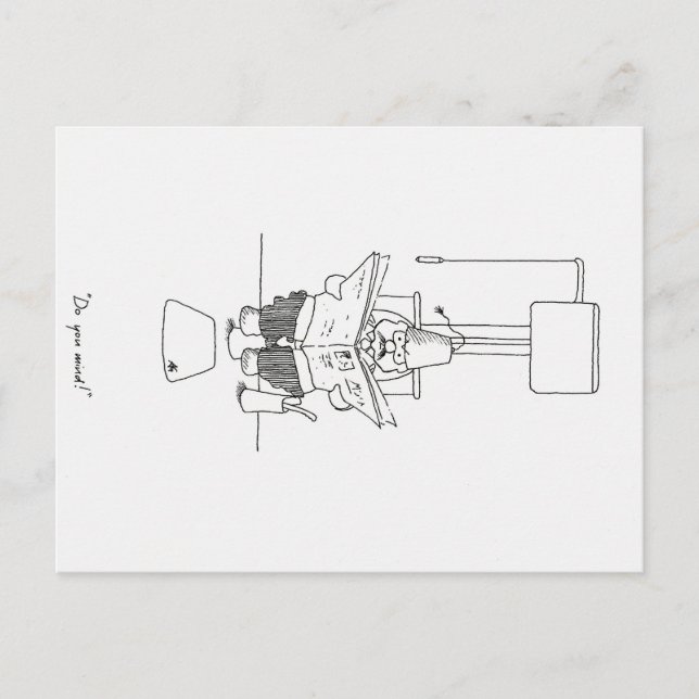 Herr Mathew Cartwright Vykort (Framsida)