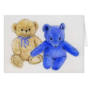 "Herr McCuddles och blåttbjörn ", Hälsningskort