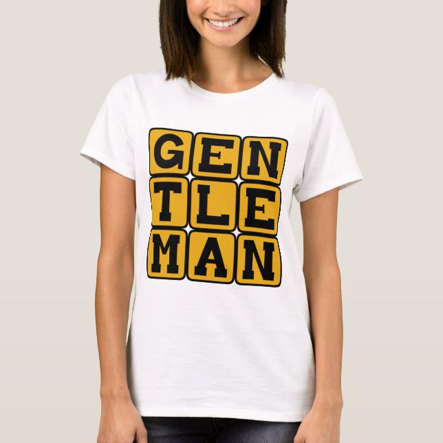 Herr, Mogen Vuxen T Shirt (Framsida)