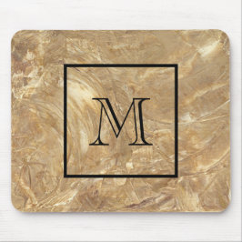 Herr Monogram Creme Marmor Musmatta