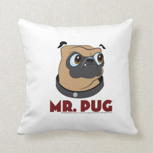 Herr mops och Herr Annan mops kudder Kudde