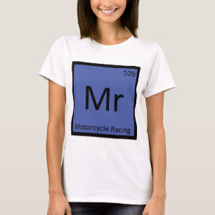 Herr - Motorcykel Racing Sport Kemi Symbol Tee Shirt