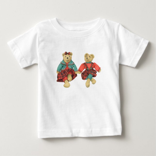 HERR! & MRS BEAR Baby T-shirt (Framsida)