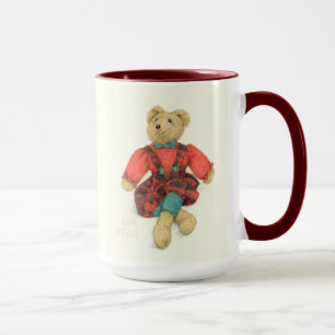 HERR! & MRS BEAR Tall Maroon Combo Mugg