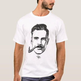 Herr mustasch (för man) t shirt