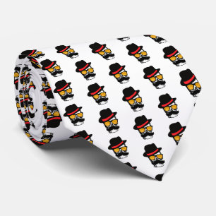 Herr Mustasch skalle Slips