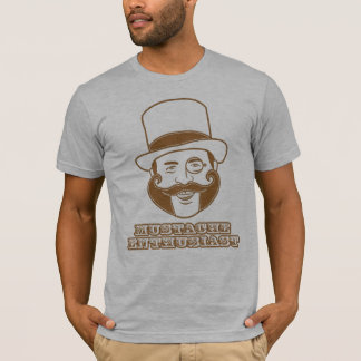Herr mustaschman t-shirt