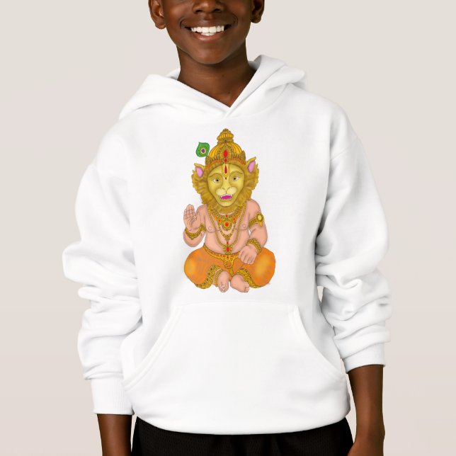 Herr Narsimha Hoodie T Shirt (Framsida)