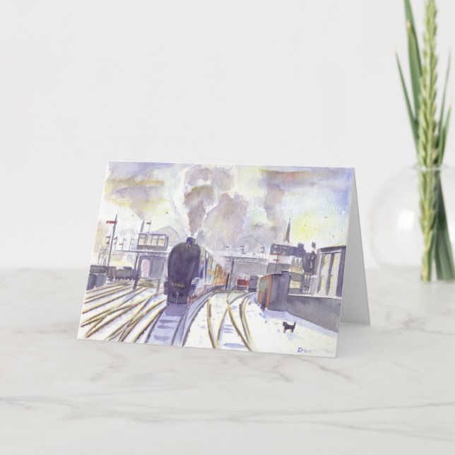 Herr Nigel Gresley julkort Helgkort (Framsida)