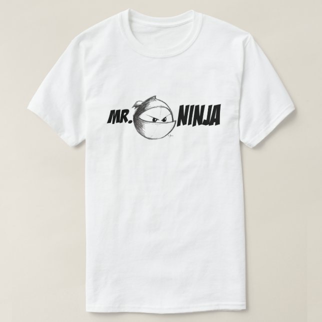 Herr Ninja Tee Shirt (Design framsida)