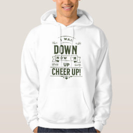 HERR-NOW I'M UP CHEER UP PULLOVER HUVTRÖJA HOODIE
