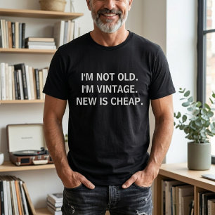 Herr- och Damrundhalsad T-Shirt - Jag är inte gamm