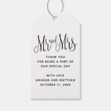 Herr och fru Black och bröllop! Tack