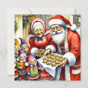 Herr och fru Claus, herr Cookie och fru Elves jul