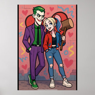 Herr och fru Jokern Poster