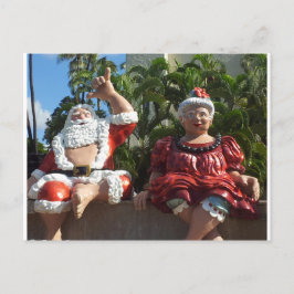 Herr och fru Jultomten Helg Vykort