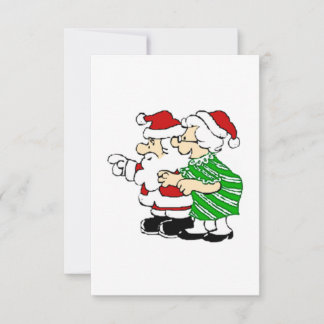 Herr och fru Jultomten Inbjudningar