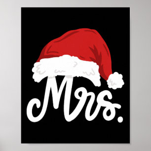 Herr och fru Jultomten Par, matchande jul Poster