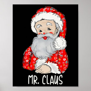 Herr och fru Jultomten Par! Matchande jul Poster