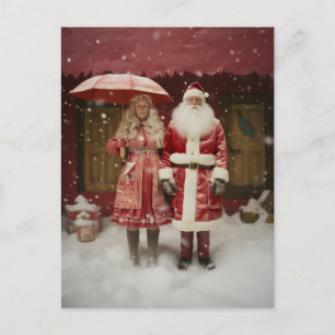 Herr och fru Jultomten Vykort