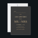 Herr och fru Spara datum meddelande<br><div class="desc">En elegant och ett formellt spara datum meddelande i svart och guld. (Vector skapat av rawpixel.com - www.freepik.com). Kortet är enkelt att anpassa med din text, ditt teckensnitt och ditt teckensnitt färg. Inte exakt vad du är tittar för? Alla våra produkter kan vara designad anpassningsbar för att uppfylla dina behov...</div>