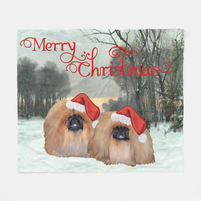 Herr och fru Tomte Fleecefilt (Framsidan (Horisontell))