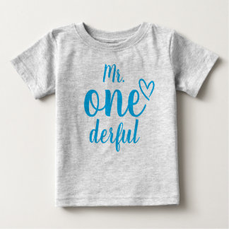 Herr Onederful baby första födelsedag T Shirt