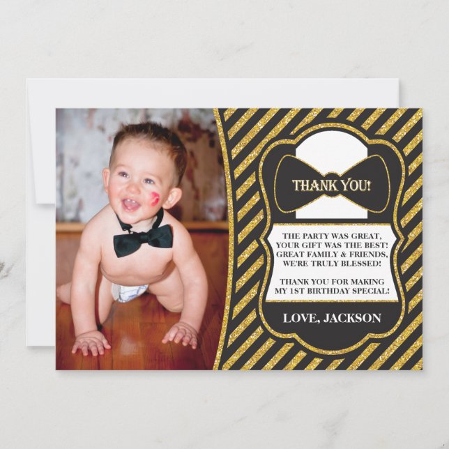 Herr ONEderful Födelsedags Tacksamhetskort Tack Kort (Framsida)