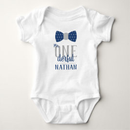 Herr ONederful födelsedagskjorta i blå och grå T Shirt