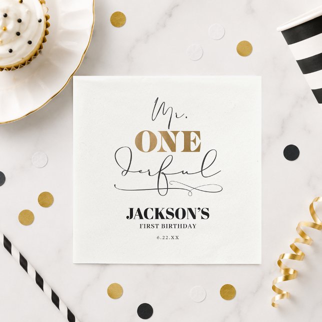 Herr Onederful Pappersservetter (Mr. Onederful Paper Napkins)