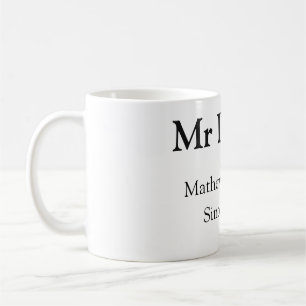 Herr Pappa sedan lägga till år namn föräldrar far Kaffemugg