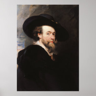 Herr Peter Paul Rubens Konstnärens Porträtt Poster