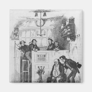 Herr Pickwick och Sam i advokat kontor Magnet
