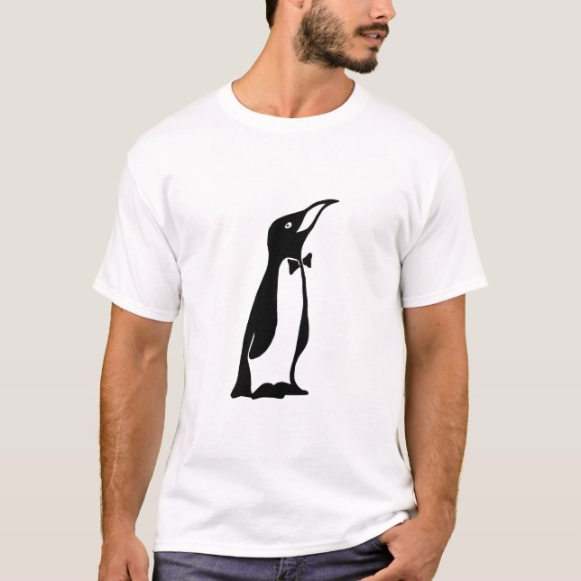 Herr pingvinkonst tee (Framsida)