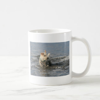 Herr Pish på Rubystranden Kaffemugg