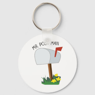 Herr Post Man Nyckelring