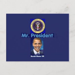 HERR! PRESIDENT Postcard Vykort