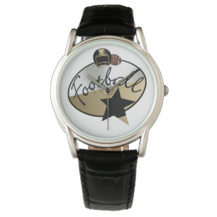 Herr Protector svart läderarmband klocka