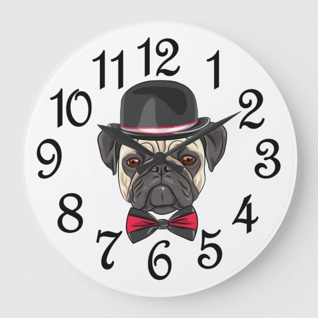 Herr Pug Stor Klocka (Framsida)
