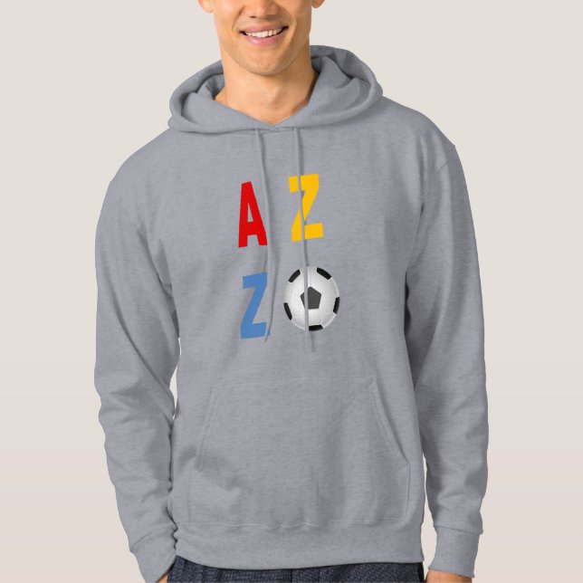 Herr Pullover Hoodie grå  ARIZONA  SPORT  (Framsida)