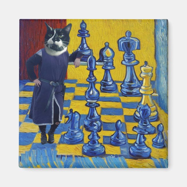 Herr Purrwain Magnet (Framsidan)