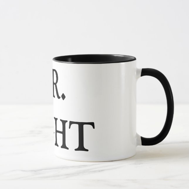 HERR RÄTT keramisk mugg (Höger)