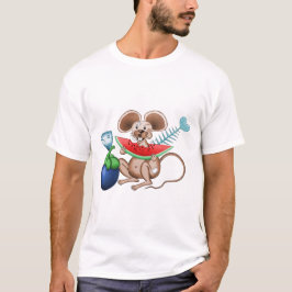 Herr Råtta njuter av sin måltid T-Shirt