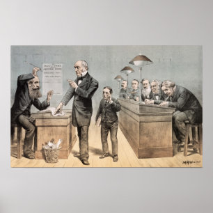 Herr resväska och hans kontorister poster