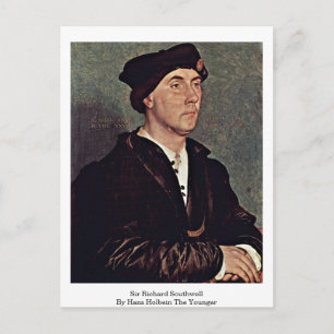 Herr Richard Southwell av Hans Holbein The Younger Vykort
