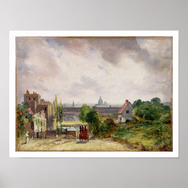 Herr Richard Steeles stuga, Hampstead, c.1832 (o Poster (Framsidan)