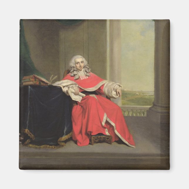Herr Robert Chambers, c.1789 (olja på arbetsyta) Magnet (Framsidan)